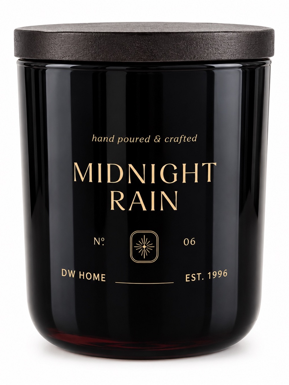 DW Home Midnight Rain Black & Gold Scented Candle